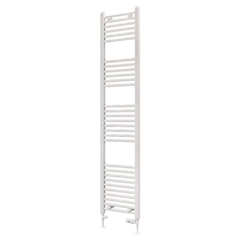 Eastbrook Wingrave Straight Ladder Towel Radiator 1800mm x 400mm - Matt White - 89.0057 - TAP 'N' SHOWER