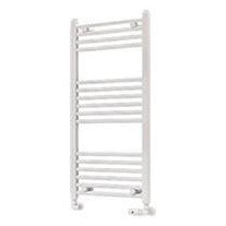 Eastbrook Wingrave Straight Ladder Towel Radiator 1000mm x 500mm - Matt White - 89.0059 - TAP 'N' SHOWER
