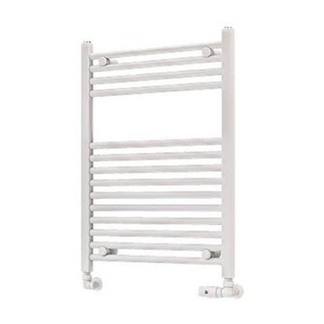 Eastbrook Wingrave Straight Ladder Towel Radiator 800mm x 600mm - Matt White - 89.0063 - TAP 'N' SHOWER