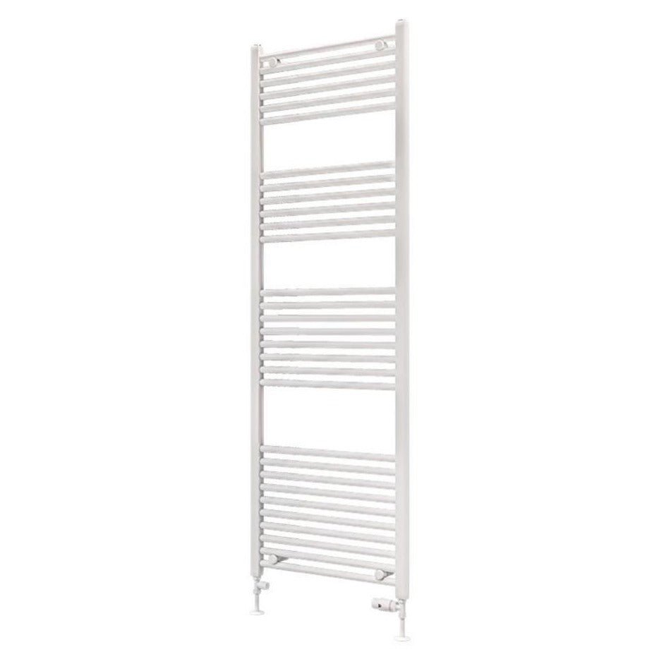 Eastbrook Wingrave Straight Ladder Towel Radiator1800mm x 600mm - Matt White - 89.0067 - TAP 'N' SHOWER
