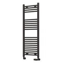 Eastbrook Wingrave Straight Ladder Towel Radiator1200mm x 400mm - Matt Anthracite - 89.0070 - TAP 'N' SHOWER