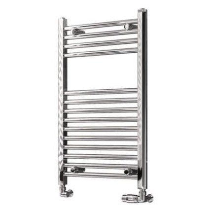 Eastbrook Wingrave Straight Ladder Towel Radiator 800mm x 500mm - Chrome - 89.0088 - TAP 'N' SHOWER