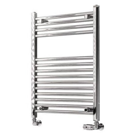 Eastbrook Wingrave Straight Ladder Towel Radiator 800mm x 600mm - Chrome - 89.0093 - TAP 'N' SHOWER
