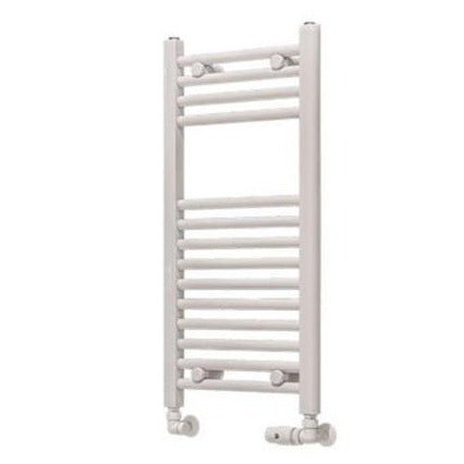 Eastbrook Wingrave Straight Ladder Towel Radiator 800mm x 400mm - Gloss White - 89.0113 - TAP 'N' SHOWER