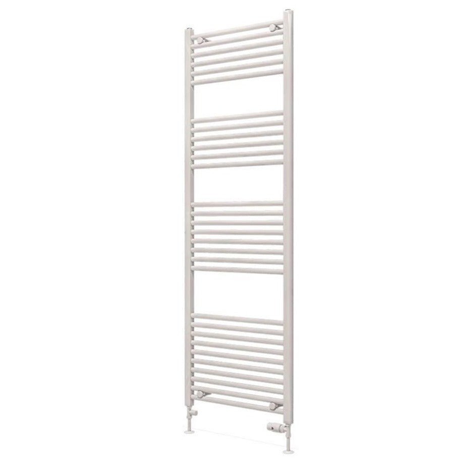 Eastbrook Wingrave Straight Ladder Towel Radiator1800mm x 600mm - Gloss White - 89.0127 - TAP 'N' SHOWER