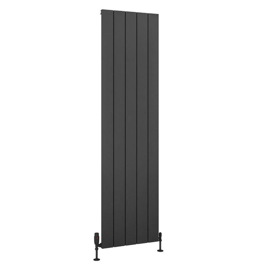 Eastbrook Charlton Aluminium Vertical Radiator 1800mm x 470mm - Matt Anthracite - 89.0133 - TAP 'N' SHOWER
