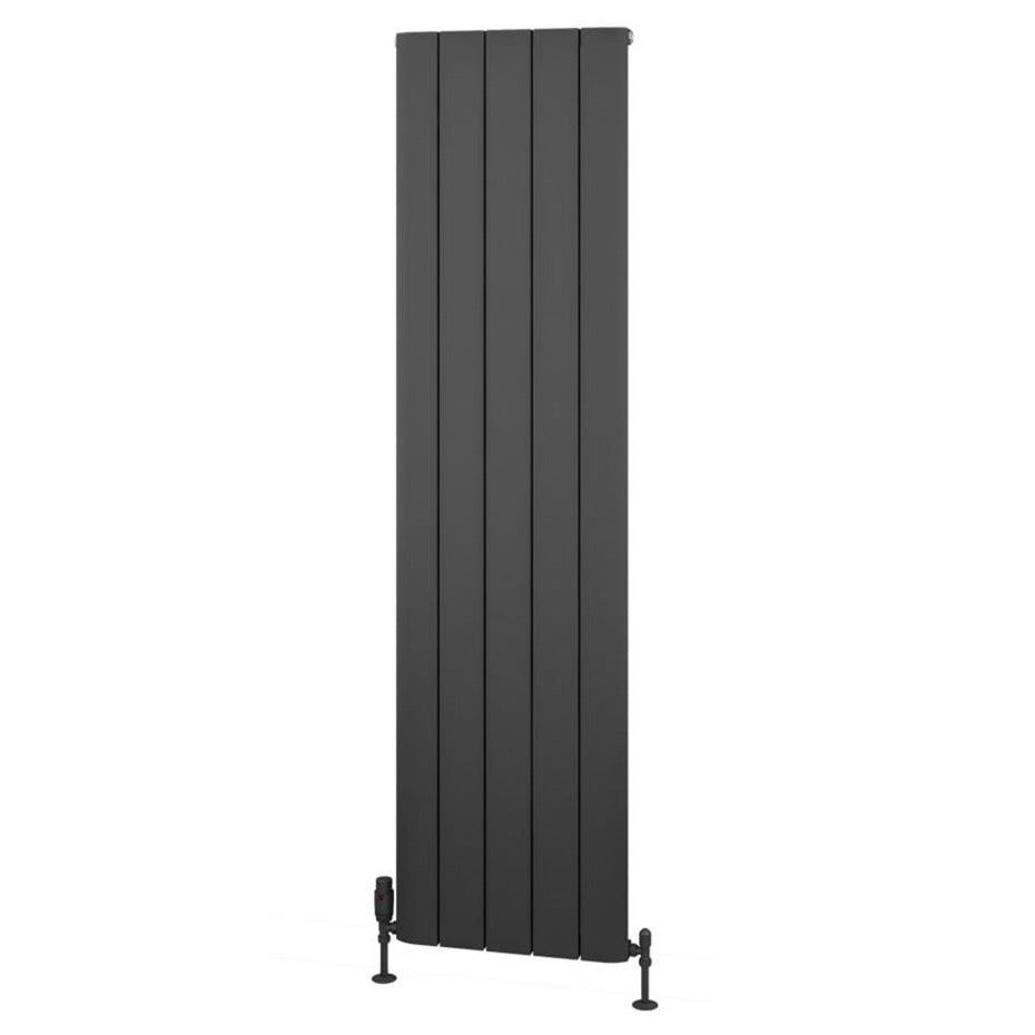 Eastbrook Withington Aluminium Vertical Radiator 1800mm x 470mm - Matt Anthracite - 89.0142 - TAP 'N' SHOWER