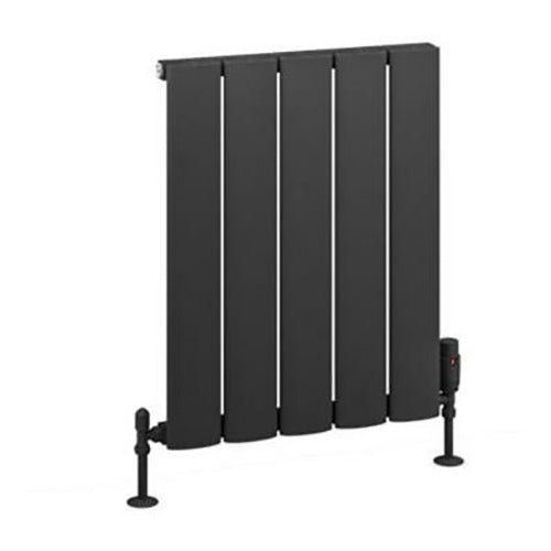 Eastbrook Malmesbury Aluminium Horizontal Radiator 600mm x 470mm - Matt Anthracite - 89.0155 - TAP 'N' SHOWER