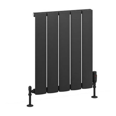 Eastbrook Malmesbury Aluminium Horizontal Radiator 600mm x 470mm - Matt Anthracite - 89.0155 - TAP 'N' SHOWER