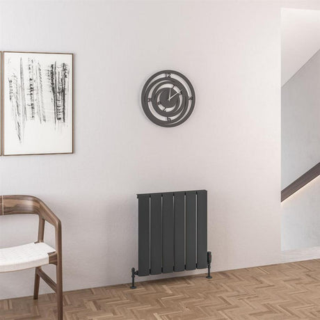 Eastbrook Malmesbury Aluminium Horizontal Radiator 600mm x 565mm - Matt Anthracite - 89.0157 - TAP 'N' SHOWER