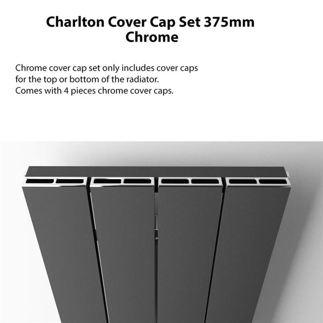 Eastbrook Charlton Top Cover Cap Set 375mm - Chrome - 89.0166 - TAP 'N' SHOWER