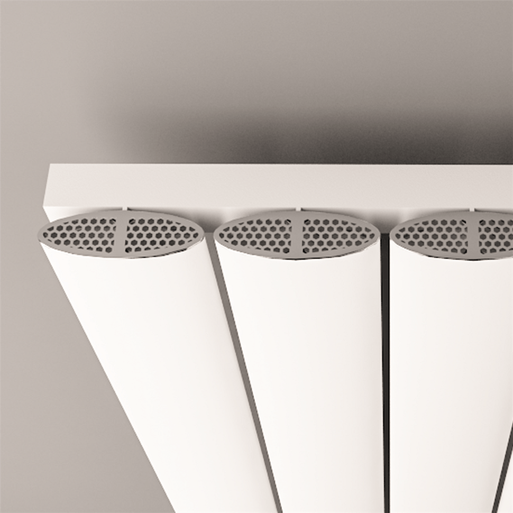 Eastbrook Malmesbury Top/Bottom Cover Cap Set 470mm - Chrome - 89.0173 - TAP 'N' SHOWER