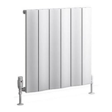 Eastbrook Fairford Aluminium Horizontal Radiator 600mm x 565mm - Matt White - 89.0218 - TAP 'N' SHOWER