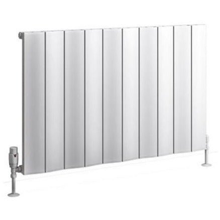 Eastbrook Fairford Aluminium Horizontal Radiator 600mm x 945mm - Matt White - 89.0219 - TAP 'N' SHOWER