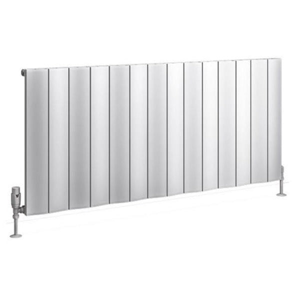 Eastbrook Fairford Aluminium Horizontal Radiator 600mm x 1325mm - Matt White - 89.0220 - TAP 'N' SHOWER