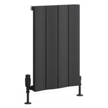Eastbrook Fairford Aluminium Horizontal Radiator 600mm x 375mm - Matt Anthracite - 89.0223 - TAP 'N' SHOWER