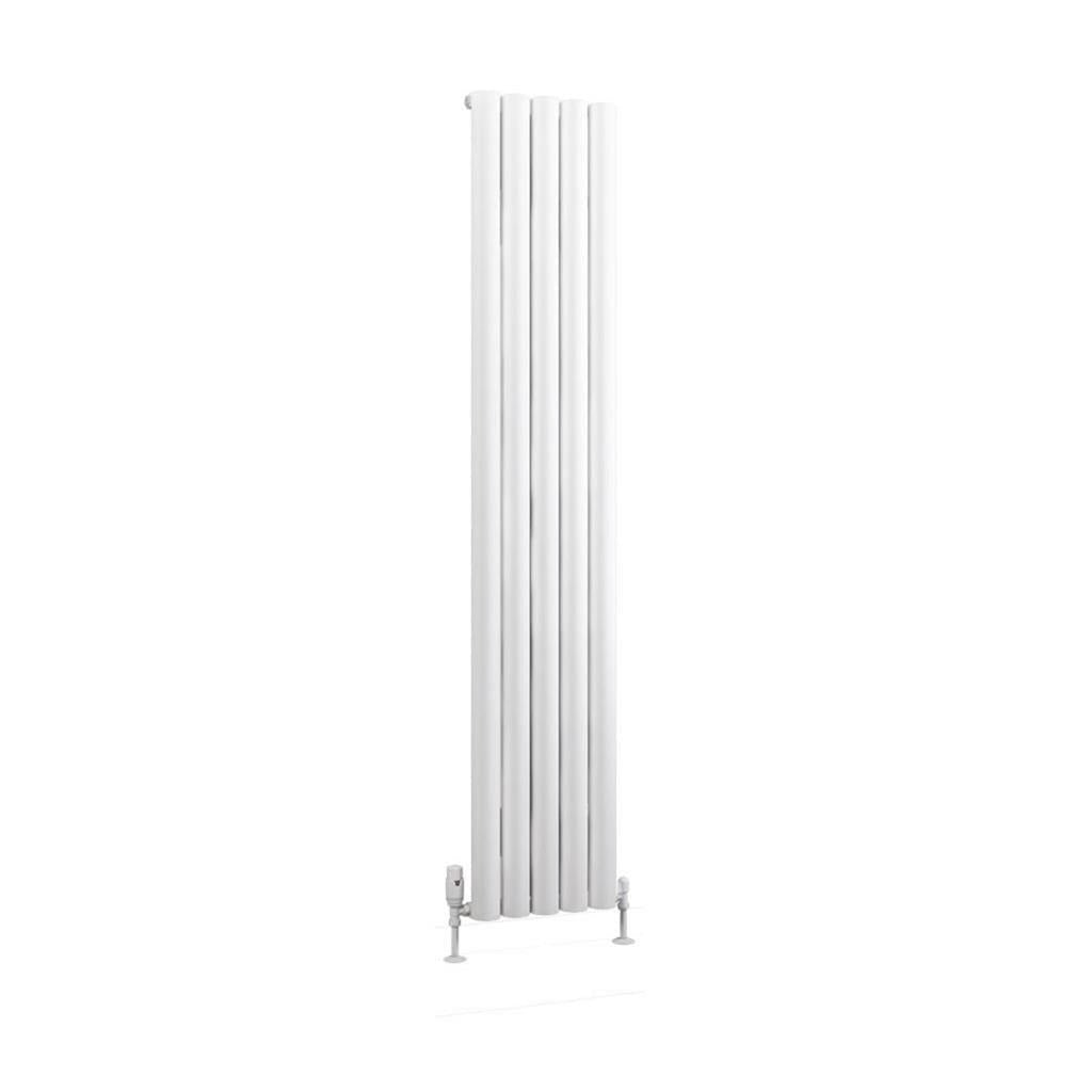 Eastbrook Kelmscott Aluminium Vertical Radiator 1800mm x 345mm - Matt White - 89.0253 - TAP 'N' SHOWER