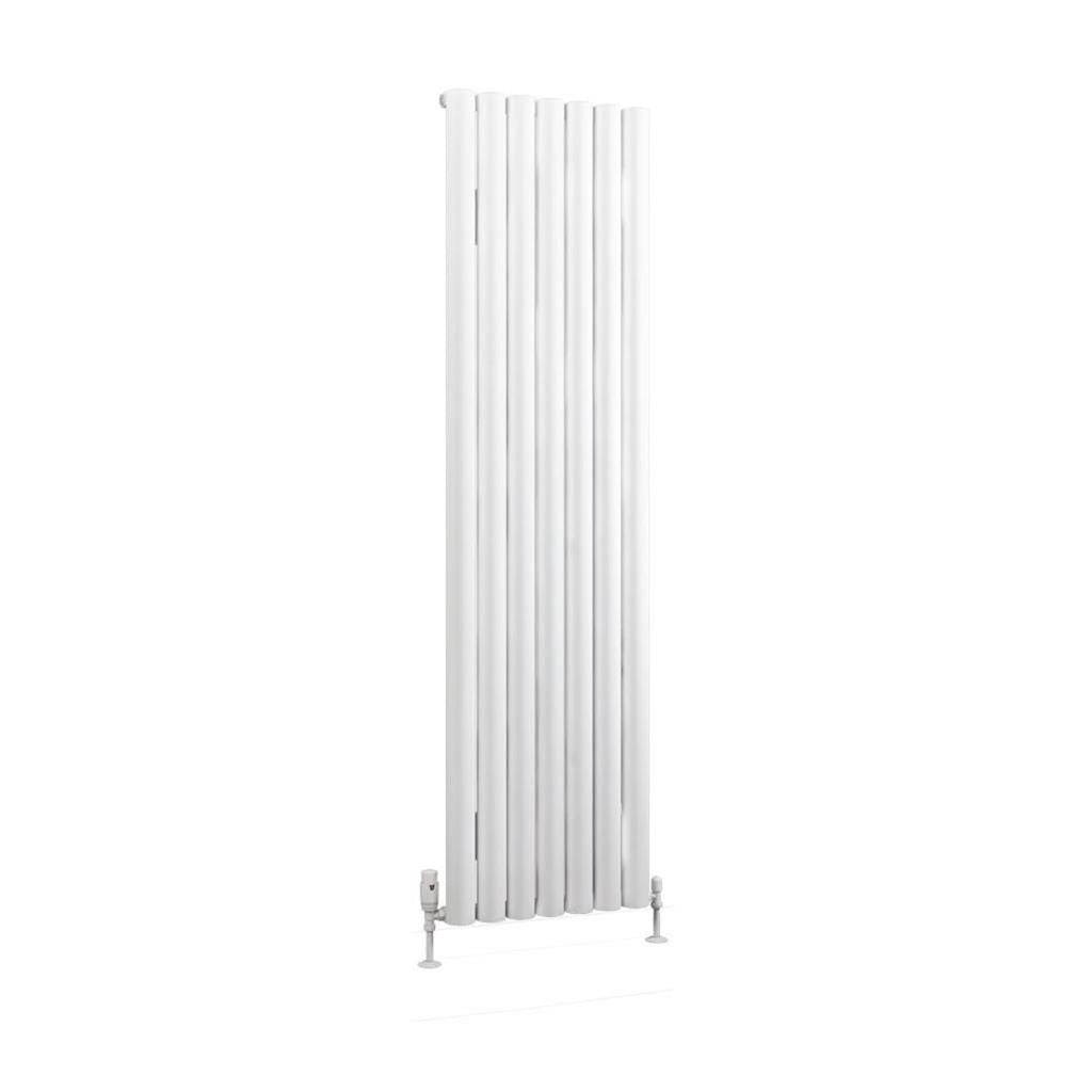 Eastbrook Kelmscott Aluminium Vertical Radiator 1800mm x 485mm - Matt White - 89.0255 - TAP 'N' SHOWER