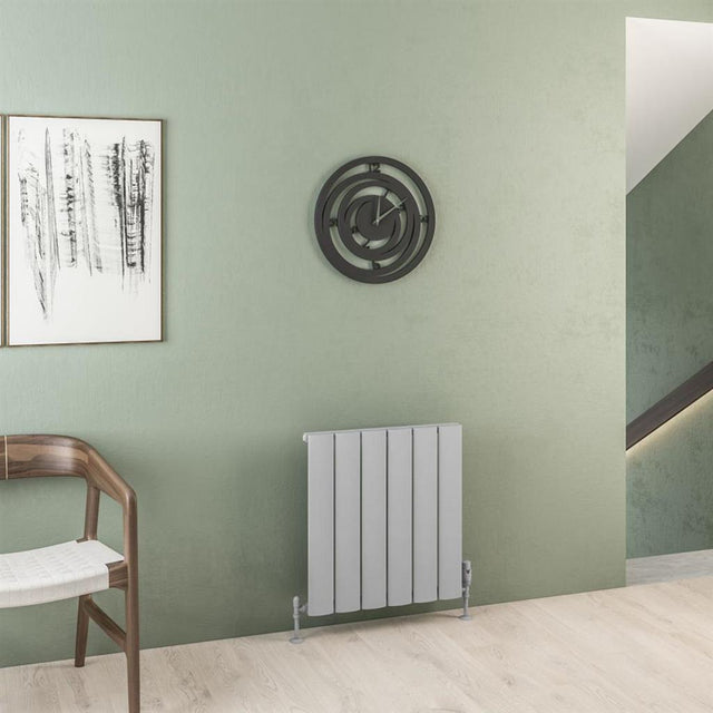 Eastbrook Malmesbury Aluminium Horizontal Radiator 600mm x 565mm - Matt Grey - 89.0276 - TAP 'N' SHOWER
