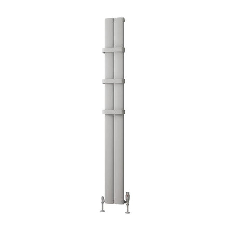 Eastbrook Malmesbury Aluminium Vertical Radiator 1800mm x 185mm - Matt Grey - 89.0279 - TAP 'N' SHOWER