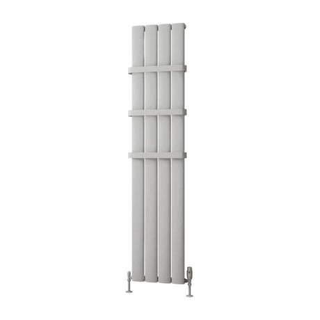Eastbrook Malmesbury Aluminium Vertical Radiator 1800mm x 375mm - Matt Grey - 89.0281 - TAP 'N' SHOWER