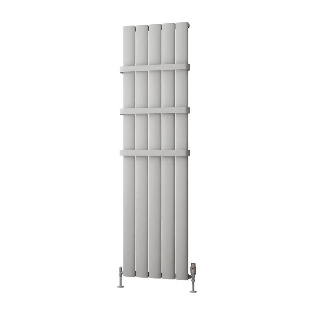 Eastbrook Malmesbury Aluminium Vertical Radiator 1800mm x 470mm - Matt Grey - 89.0282 - TAP 'N' SHOWER