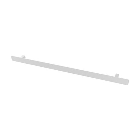 Eastbrook Rosano Single Flat Style Towel Hanger 850mm - Matt White - 89.0287 - TAP 'N' SHOWER