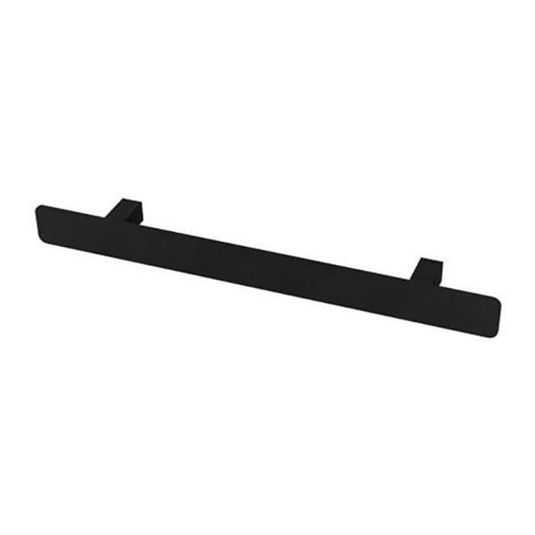 Eastbrook Rosano Single Flat Style Towel Hanger 470mm - Matt Black - 89.0295 - TAP 'N' SHOWER