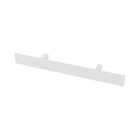 Eastbrook Malmesbury Single Flat Style Towel Hanger 375mm - Matt White - 89.0307 - TAP 'N' SHOWER