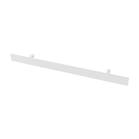 Eastbrook Malmesbury Single Flat Style Towel Hanger 565mm - Matt White - 89.0309 - TAP 'N' SHOWER