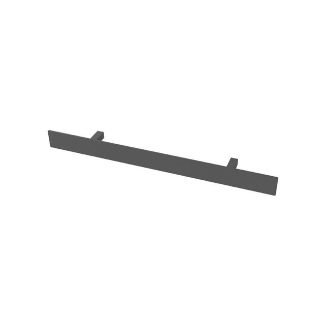 Eastbrook Malmesbury Single Flat Style Towel Hanger 470mm - Matt Anthracite - 89.0312 - TAP 'N' SHOWER