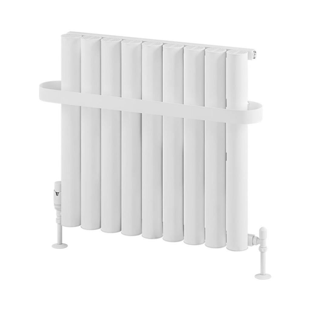 Eastbrook Burford Standard Towel Hanger 625mm - Matt White - 89.0334 - TAP 'N' SHOWER
