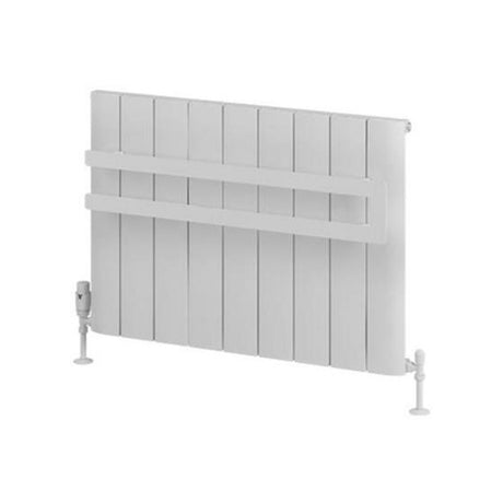 Eastbrook Rosano Double Flat Style Towel Hanger 850mm - Matt White - 89.0373 - TAP 'N' SHOWER