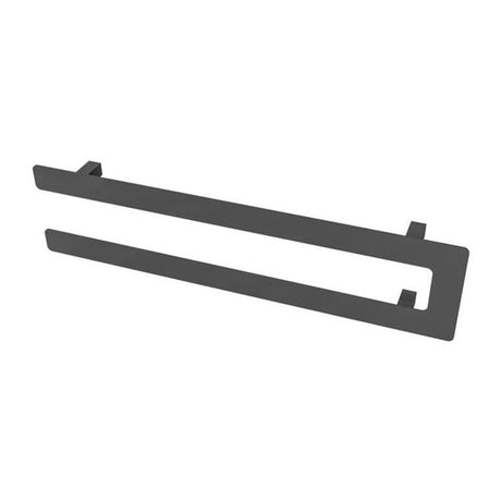 Eastbrook Rosano Double Flat Style Towel Hanger 660mm - Matt Anthracite - 89.0377 - TAP 'N' SHOWER