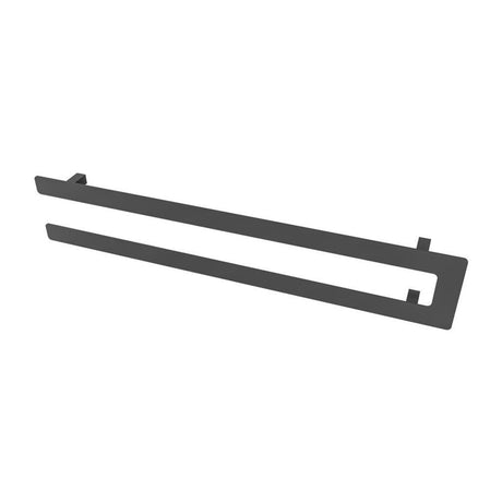 Eastbrook Rosano Double Flat Style Towel Hanger 850mm - Matt Anthracite - 89.0378 - TAP 'N' SHOWER