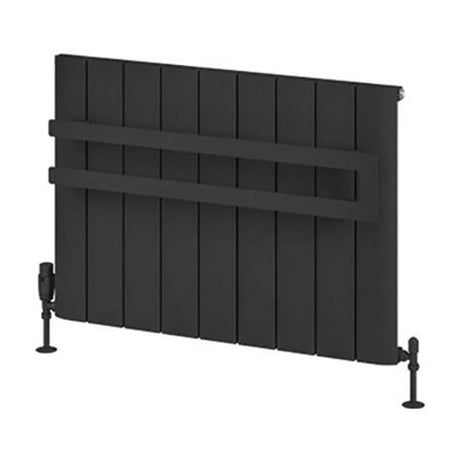 Eastbrook Rosano Double Flat Style Towel Hanger 850mm - Matt Anthracite - 89.0378 - TAP 'N' SHOWER