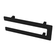 Eastbrook Rosano Double Flat Style Towel Hanger 470mm - Matt Black - 89.0381 - TAP 'N' SHOWER