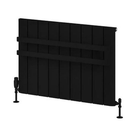 Eastbrook Rosano Double Flat Style Towel Hanger 850mm - Matt Black - 89.0383 - TAP 'N' SHOWER