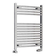 Eastbrook Wingrave Curved Ladder Towel Radiator 800mm x 600mm - Chrome - 89.0386 - TAP 'N' SHOWER