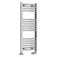 Eastbrook Wingrave Curved Ladder Towel Radiator 1000mm x 400mm - Chrome - 89.0387 - TAP 'N' SHOWER