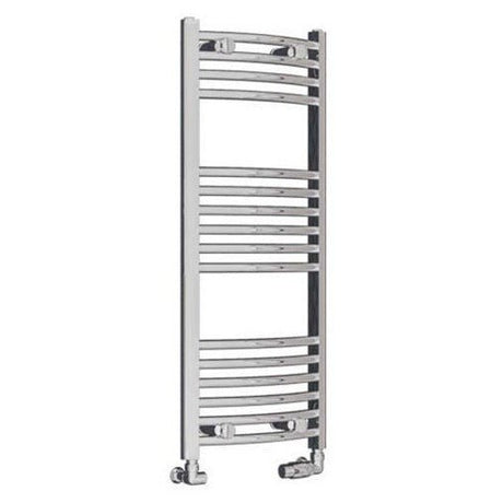 Eastbrook Wingrave Curved Ladder Towel Radiator 1000mm x 400mm - Chrome - 89.0387 - TAP 'N' SHOWER