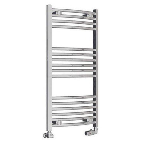 Eastbrook Wingrave Curved Ladder Towel Radiator 1000mm x 500mm - Chrome - 89.0388 - TAP 'N' SHOWER