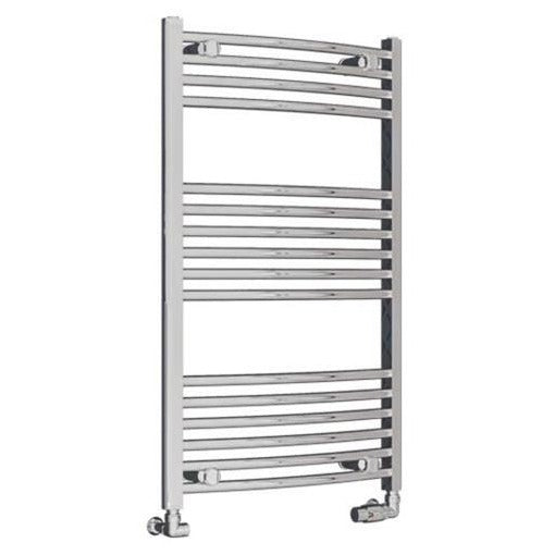 Eastbrook Wingrave Curved Ladder Towel Radiator 1000mm x 600mm - Chrome - 89.0389 - TAP 'N' SHOWER