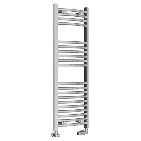 Eastbrook Wingrave Curved Ladder Towel Radiator 1200mm x 400mm - Chrome - 89.0390 - TAP 'N' SHOWER