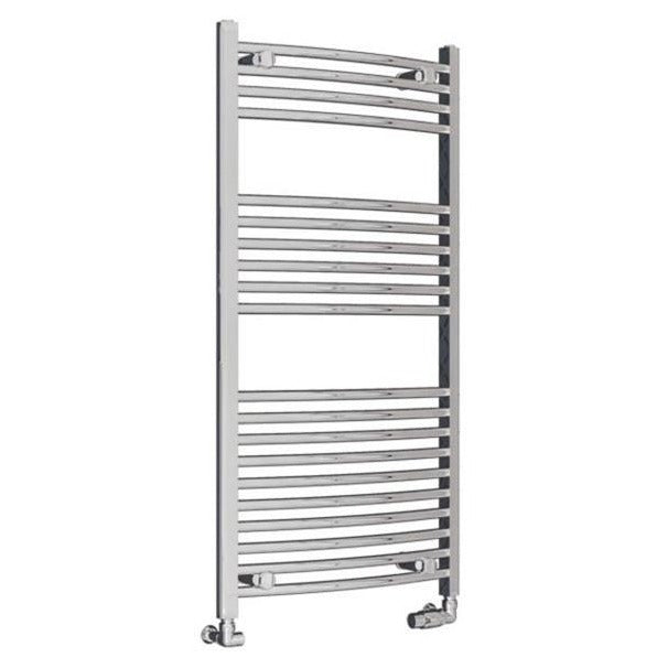 Eastbrook Wingrave Curved Ladder Towel Radiator 1200mm x 600mm - Chrome - 89.0392 - TAP 'N' SHOWER