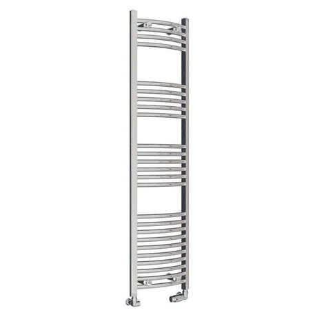 Eastbrook Wingrave Curved Ladder Towel Radiator 1600mm x 400mm - Chrome - 89.0393 - TAP 'N' SHOWER