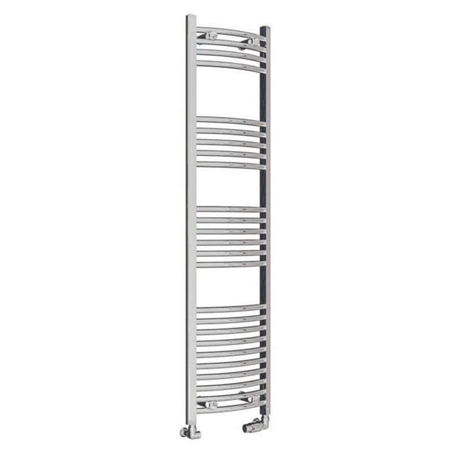 Eastbrook Wingrave Curved Ladder Towel Radiator 1600mm x 400mm - Chrome - 89.0393 - TAP 'N' SHOWER