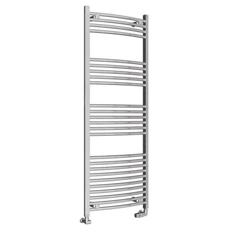 Eastbrook Wingrave Curved Ladder Towel Radiator 1600mm x 600mm - Chrome - 89.0395 - TAP 'N' SHOWER
