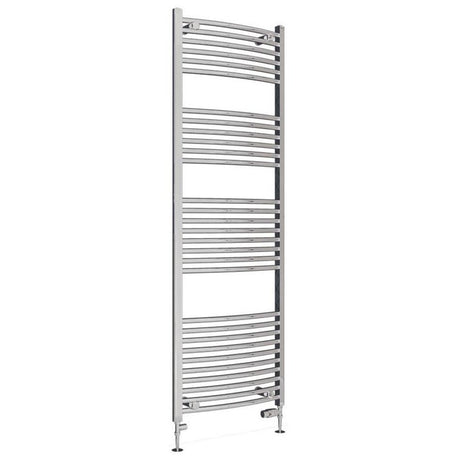 Eastbrook Wingrave Curved Ladder Towel Radiator 1800mm x 600mm - Chrome - 89.0398 - TAP 'N' SHOWER