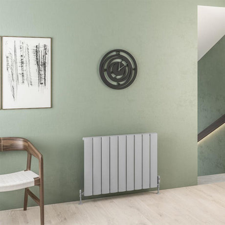 Eastbrook Malmesbury Aluminium Horizontal Radiator 600mm x 850mm - Matt Grey - 89.0426 - TAP 'N' SHOWER